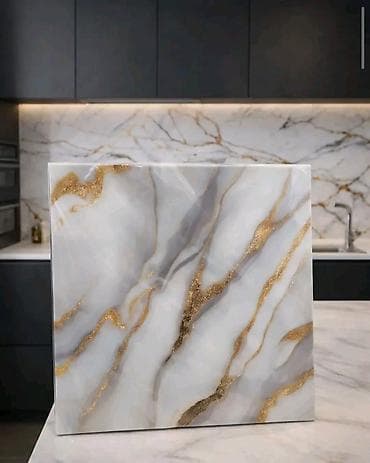 Građevinarstvo i remont: Mramorne dekorativne ploče za kuhinjski zid (backsplash) i radne — 3