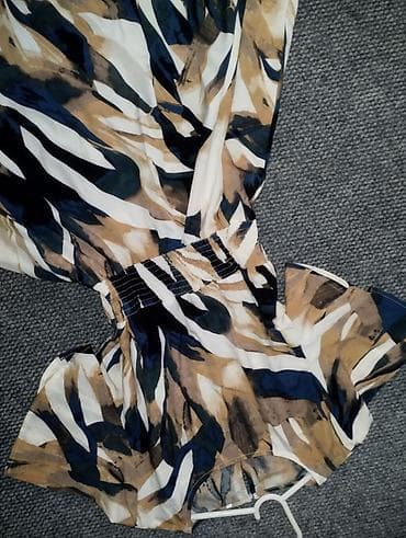bluza etno: Ženska bluza sa printom - Model: lepršava bluza sa kratkim, širokim — 5