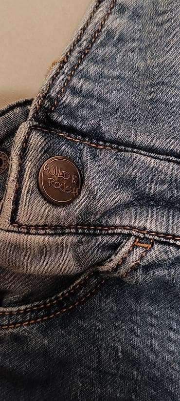 frozen odeca za devojcice: Dečije farmerke tregeri – džins kombinezon za bebe - Materijal — 6