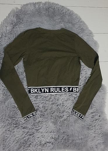satovi ruma: Bluza dugih rukava – F&F Sister, veličina XS.Boja maslinasto — 2