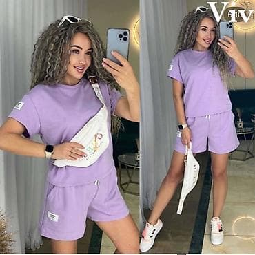 nike tn white: Komplet majica i šorc.- Kroj: ležeran,komforan fit za svakodnevno — 4