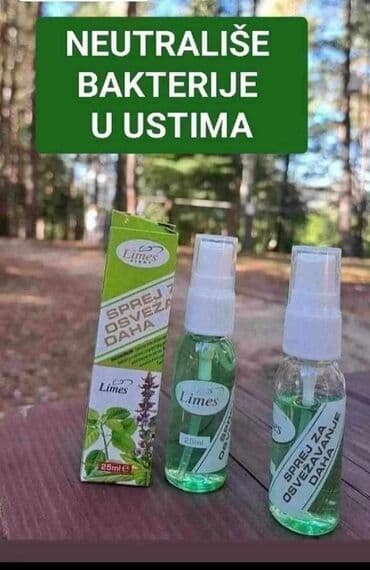 abs sapun i porodicna krema: Limes sprej za osvežavanje daha u praktičnom pakovanju od 25ml — 5
