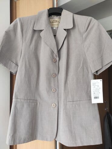 2XL (EU 44), Pamuk, Jednobojni, bоја - Siva — 6