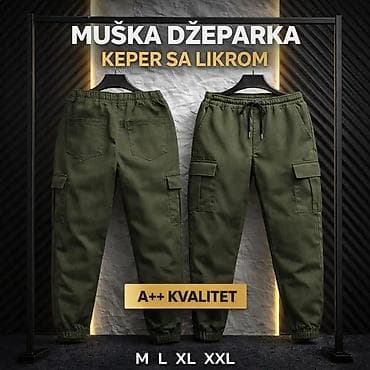 pepito pantalone: Muška džeparka – keper sa likrom (A++ kvalitet) - Materijal: keper — 2