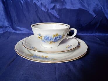 porcelanske solje za caj: Porcelanski set,vintaz winterling Bavaria. Set je perfektan. sve — 6