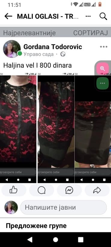 haljine zara rs: H&M M (EU 38), bоја - Šareno, Večernji, maturski, Na bretele — 1