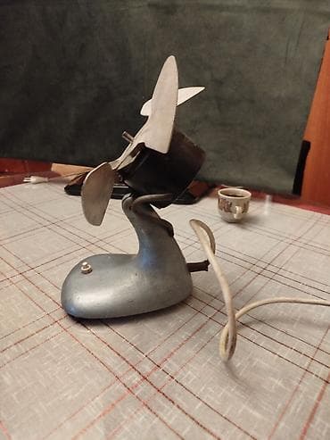sto za pc: Stari retro stoni ventilator - vintage. Ne znam da li je kompletan — 9