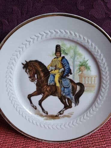 držač za mirisne štapiće: Tanjir nov za zid 1940g+ Bavaria Tirschenreith porcelan. Tanjir bes — 2