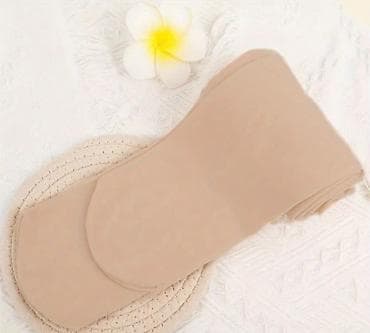 čarape s prstima: Zimske hulahopke za žene u crnoj i svetlo bež boji. Hulahop carape — 5