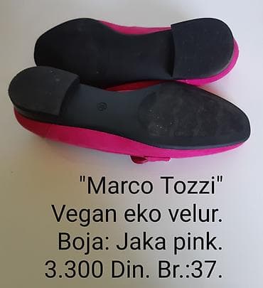 ugg mokasine zenske: Marco Tozzi ženske mokasine - Materijal: vegan eko velur - Boja: jaka — 8