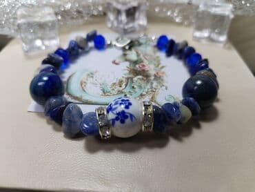 nakit ručni rad: Lapis lazuli narukvica — 1