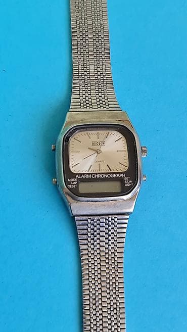 kais mona: BuGor kvarcni ručni sat – analogno-digitalni „Alarm Chronograph“ - — 4