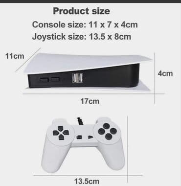 prodaja playstation 5: 8-bitna Game Station sa Retro Classic Game AV izlazom CENA 3500 — 2