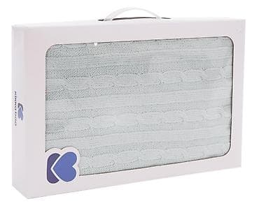 lazy kupko za bebe: KikkaBoo Pleteno baby ćebence 75x100 Mint - Šifra proizvoda: KKB1 - — 2