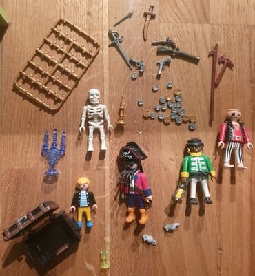 igračke od kartona: Playmobil pirate set 3939 pirati - gusari i blago. Svecnjak — 2