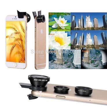 lampe za nokte: 3 u 1 nova sočiva za mobilni telefon makro, široko ugano, riblje oko — 6