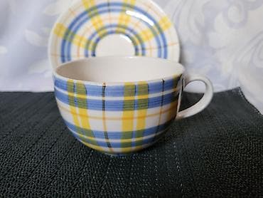 Solje nove iz 80ih.god.rucno oslikane pa glazirane Blue Elephant — 8