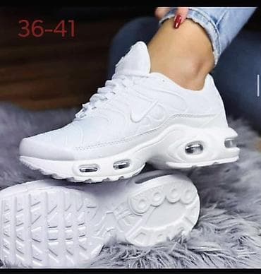 air max tn patike: Bele sportske patike – veličine 36–41 - Potpuno bele, minimalistički — 1