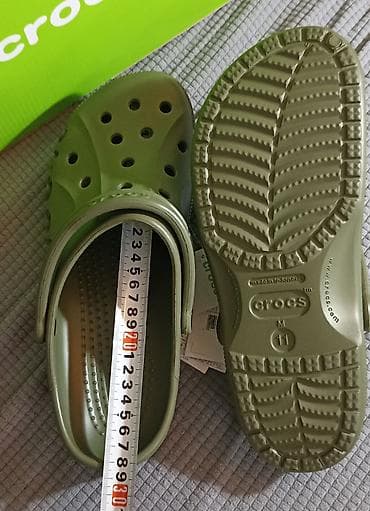 cipele za folklor: Crocs Classic klompe – maslinasto zelene nove original 45/46- M11 — 2