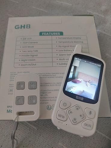GHB bebi monitor sa kamerom i ekranom od 2.8" - 720p kamera sa