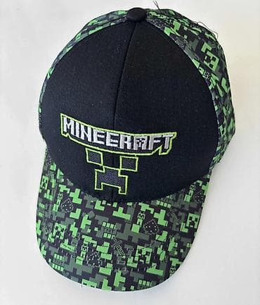 pepco zeke za bebe: Minecraft kačketi za decu - Dizajn: vezeni Minecraft logo i Creeper — 5