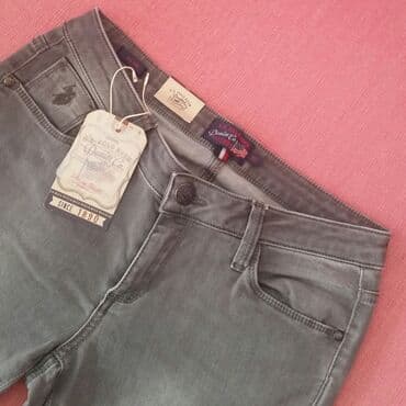 violeta farmerice: USPA Polo A.S.S.N. farmerice, NOVO Svetlo sive farmerice Original — 1