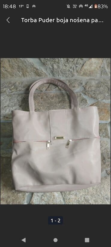 vera pelle torba: Torba puder — 1