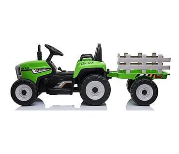 ne parkiraj garaza: BBO traktor na akumulator 12V (XMX611) – zeleni sa prikolicom Šifra — 3