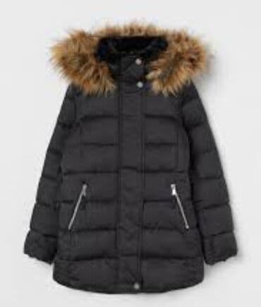 Women's Clothing: Crna H&m zimska jakna Vel 134 za 8/9god (puffer/parka stil) sa — 2