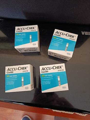 maska za nos: Accu‑Chek Guide test trake, rok 12.08.2026. - Namenjene za merenje — 2