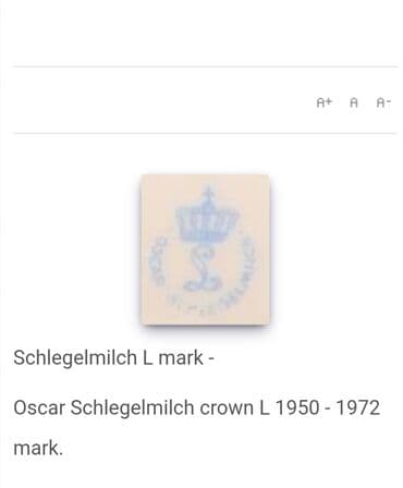 gde kupiti cajnik za turski caj: Bokal 1950-1972g Oscar Schlegelmilch. Bokalcic porcelanski,perfektan — 15