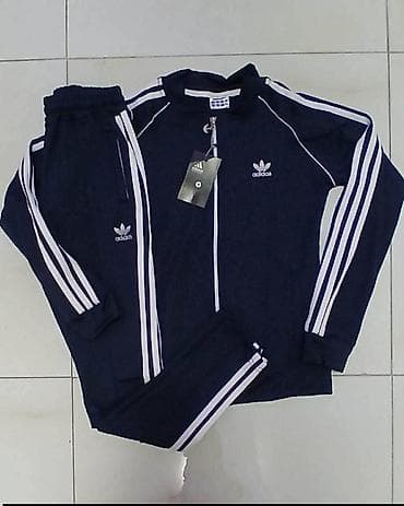 Sweatsuit Sets: Trenerke komplet gornji deo sa rajsferšlusom i donji deo sa lastišem — 5