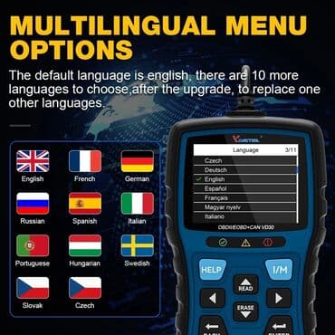 univerzalna dijagnostika: VDIAGTOOL VD30 OBD2, OBDII EOBD Scanner DTC Lookup Free Update, Auto — 5