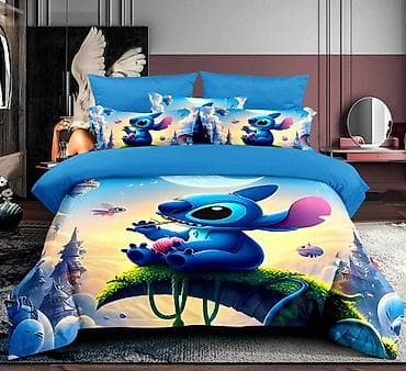 Bed sheets: Dečija posteljina sa printom crtanih junaka. Set od 3 dela. Više — 2