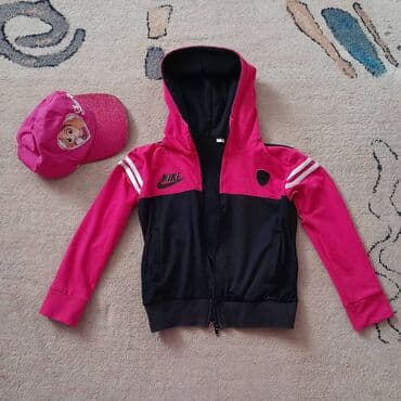 beli duks sa kapuljacom: Adidas, Windbreaker jacket, 116-122 — 1