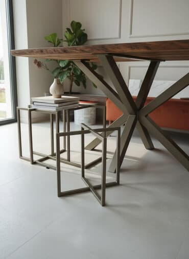 stolovi sa metalnom konstrukcijom: Test — 1