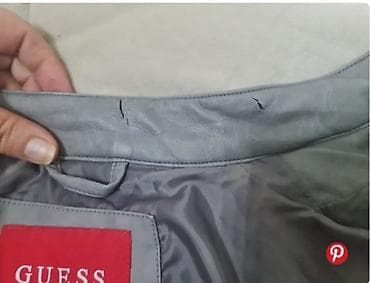 Kućna odeća: Kožna jakna Imitacija kože, L, Guess, bоја - Siva — 5