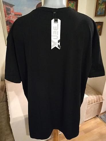 espadrile cena: Men's T-shirt bоја - Crna — 5