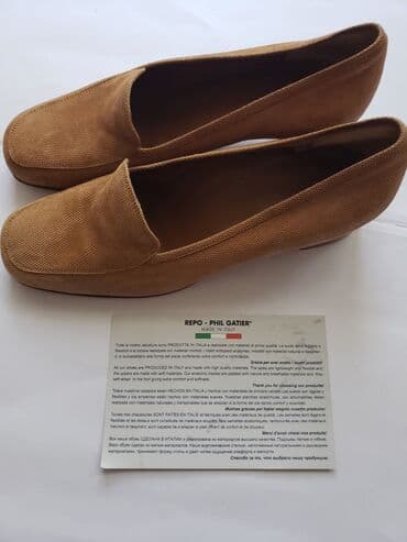 srebrne cipele: Loafers, 40 — 3