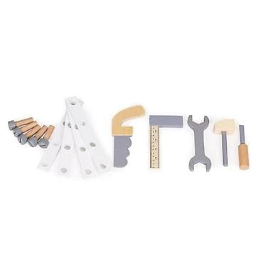 Drveni set alata za decu Opis: - Edukativni set od kvalitetnog drveta