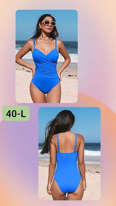 guess torbe male: Jednodelni kupaći kostim – električno plava boja - Model: jednodelni — 1