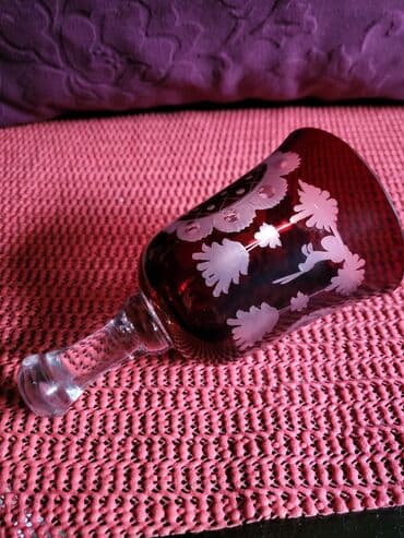male ikebane za stolove cena: Zvono novo Bohemija kristal rucno gravirano 70te. Kristalno — 11