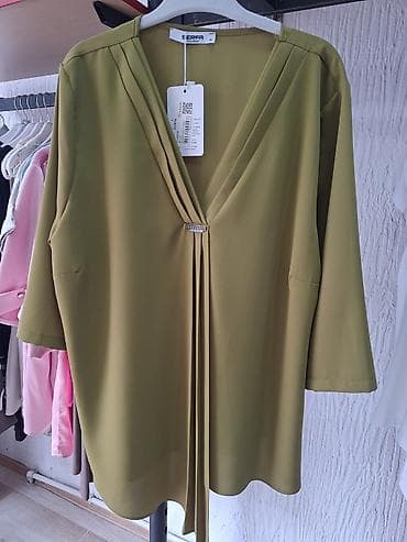 Elegantna ženska bluza SERFA Velicina zelene 44,Velicina plave 50 -