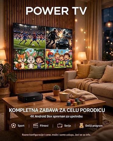iphone 12 mini cena polovan: Power TV Box + Premium Aplikacija - Android TV box sa daljinskim – — 4