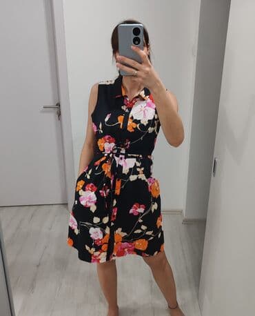 replay majice sa kragnom: Zara S (EU 36), color - Multicolored, Cocktail, Without sleeves — 1