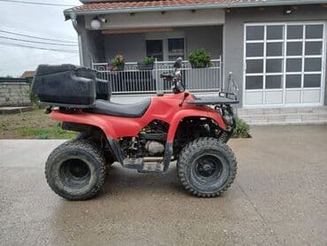 Motocikli i skuteri: Radni ATV četvorocikl – crveni - Robusni terenski četvorocikl sa — 4