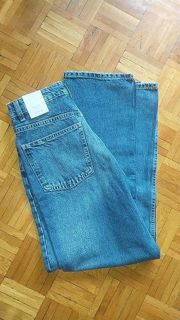 Women's Pants, Jeans, Shorts: ZARA farmerke – Mom Fit 36br. može i za slabiji M - Model: Mom Fit — 5