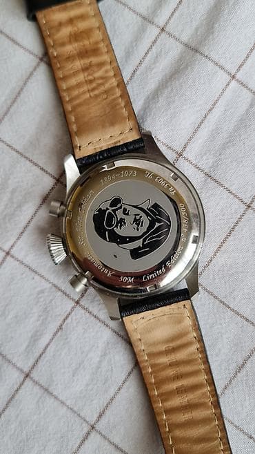 pandora sat: Ingersoll “Sir Alan Cobham” – pilotski hronograf - Kućište od — 6