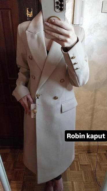 Robin kaput 38br.(M) – elegantan model sa duplim kopčanjem - Boja na lalafo.rs Robin kaput 38br.(M) – elegantan model sa duplim kopčanjem - Boja