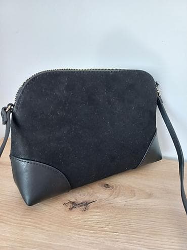lv kais muski: Elegantna crna torbica preko ramena H&M - Materijal: kombinacija — 4